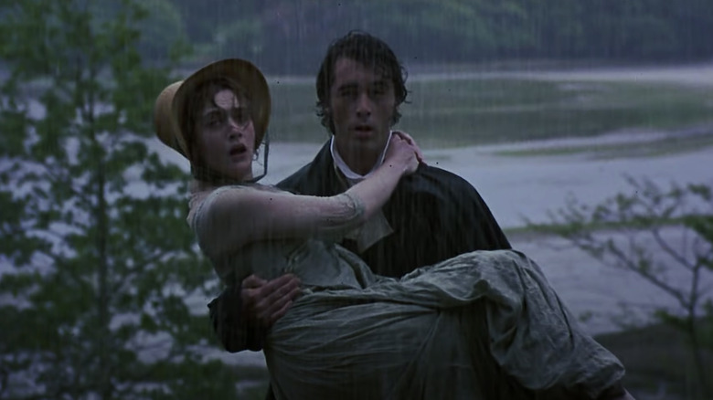 Marianne and John in the rain