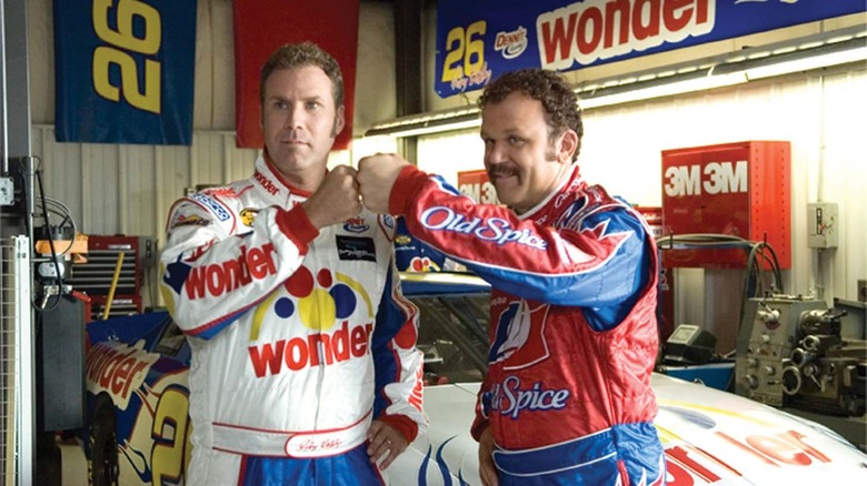 Ricky Bobby Cal Naughton Jr fist bump