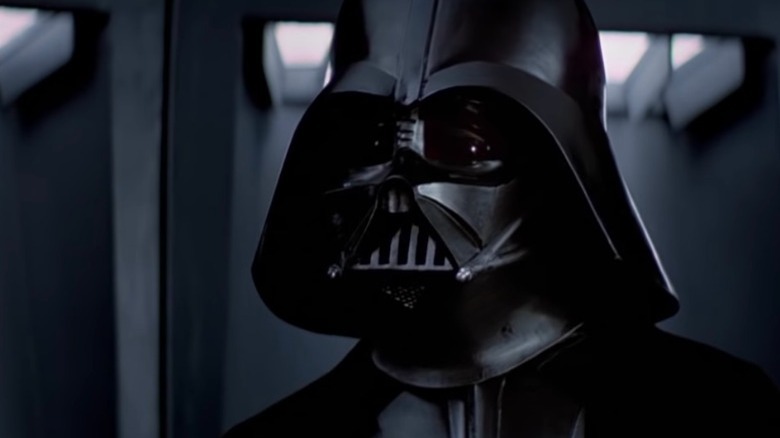 Darth Vader looms in Star Wars A New Hope