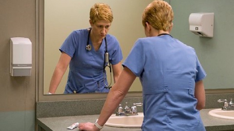 Edie Falco in Nurse Jackie