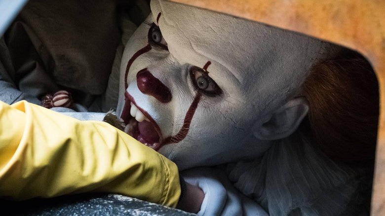 Pennywise lurking in the sewer