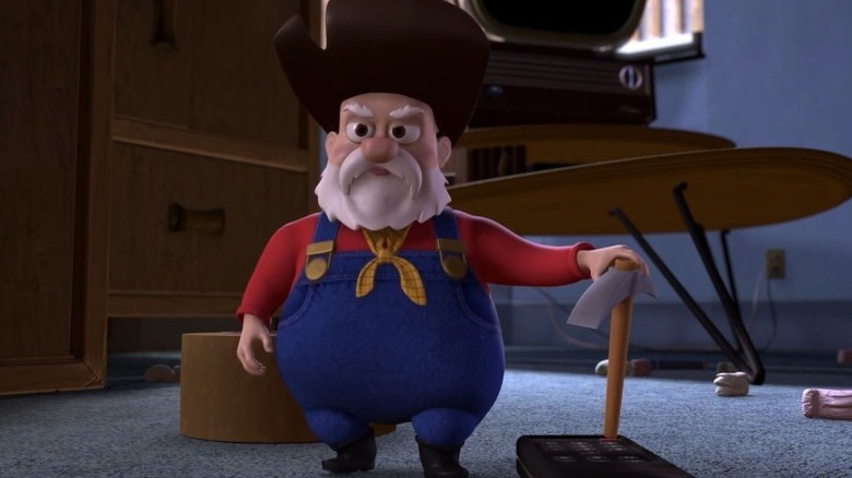 Stinky Pete standing stern Toy Story