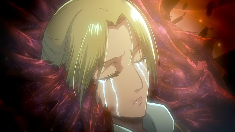 Annie Leonhart crying