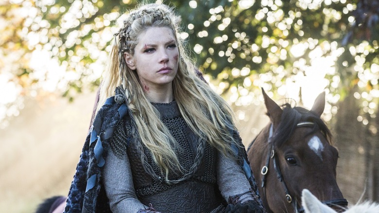 Lagertha is ready for battle.