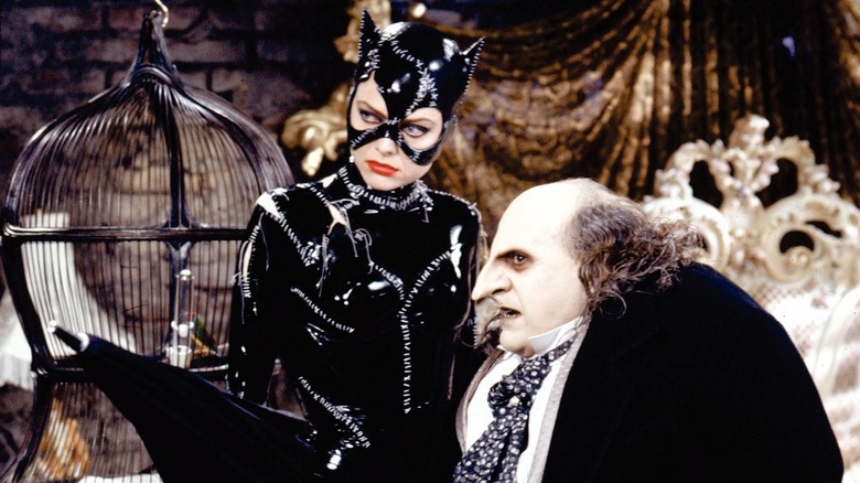 Michelle Pfeiffer and Danny DeVito in "Batman Returns"