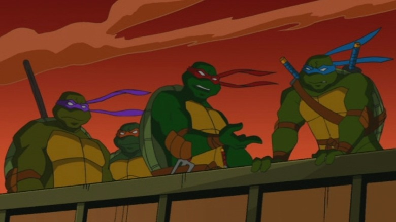Teenage Mutant Ninja Turtles Posing