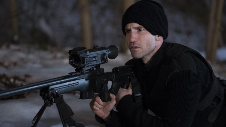 Joe Bernthal Frank Castle sniper rifle