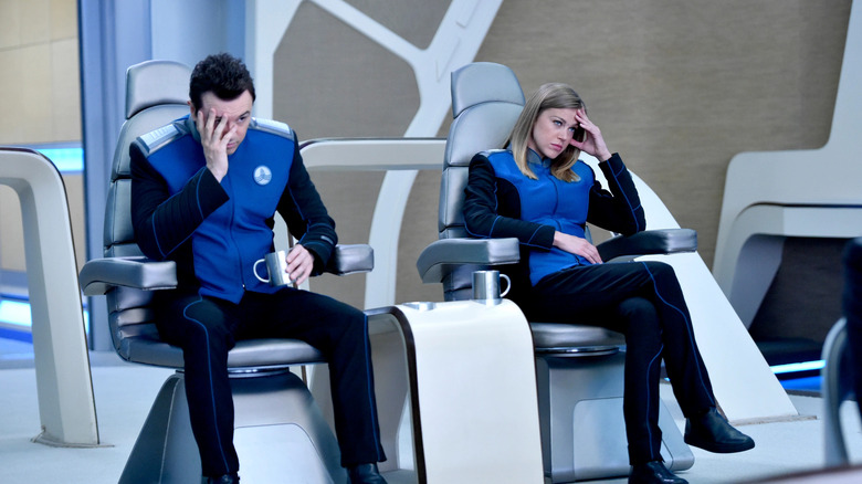 Mercer and Grayson command the Orville