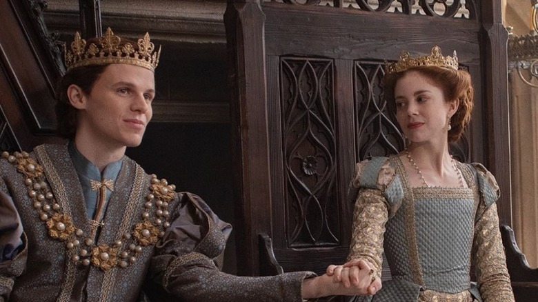 Henry VIII and Catherine of Aragon in The Spanish Princess