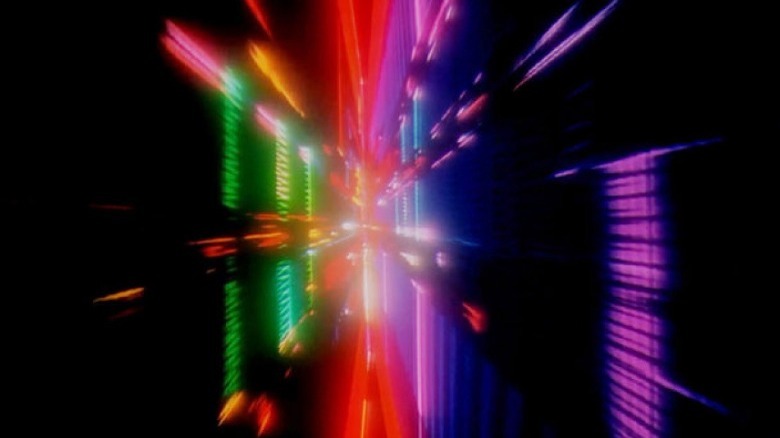 The colorful ending of 2001: A Space Odyssey