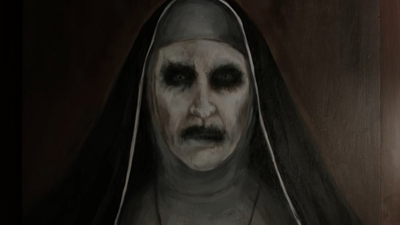Nun painting in The Nun