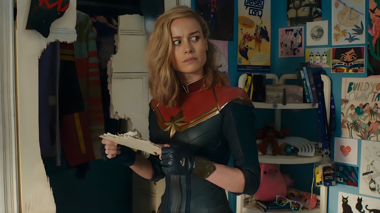 Captain Marvel in Kamala's room