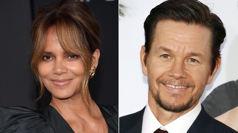 Halle Berry and Mark Wahlberg at movie premieres