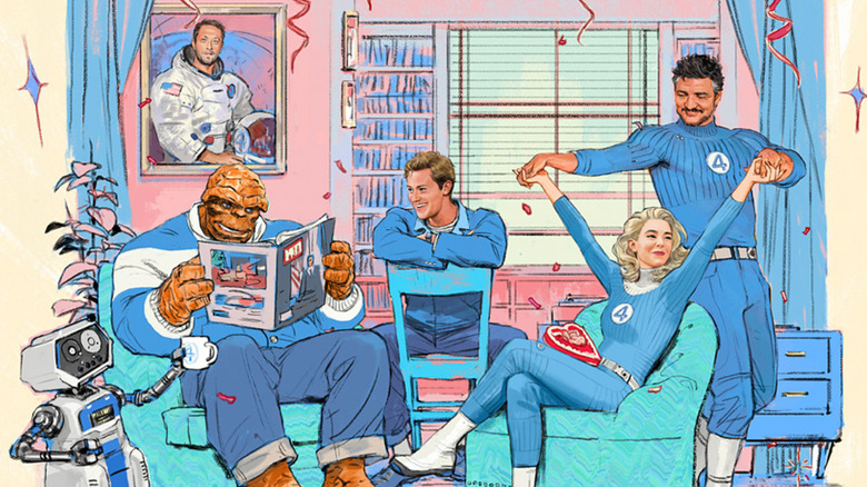 Fantastic four cast drawing