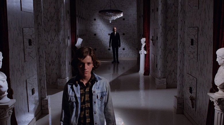 A. Michael Baldwin and Angus Scrimm in Phantasm