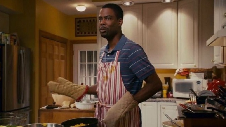 Chris Rock cooking