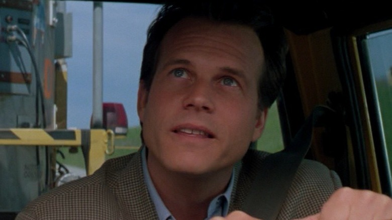 Bill Paxton looking up