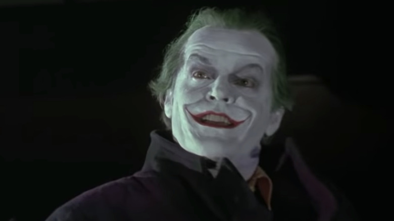 The Joker smiles