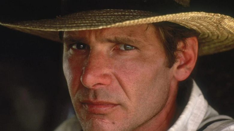 Harrison Ford in straw hat