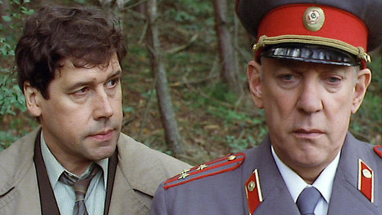 Stephen Rea and Donald Sutherland in Citizen X