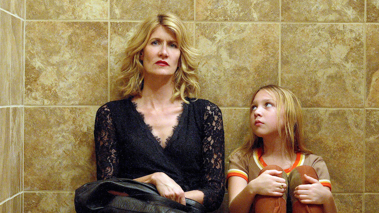 Dern and kid in The Tale