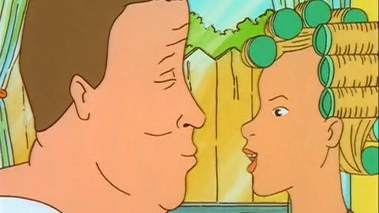 King of the Hill Hank Luanne kissing