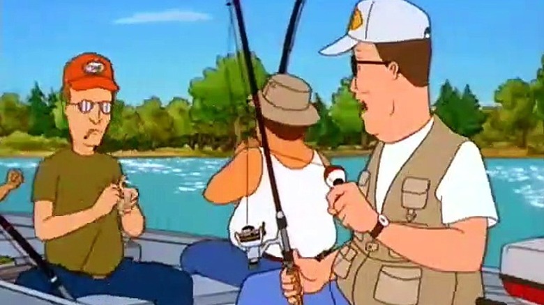 King of the Hill Hank Dale Bill fishing