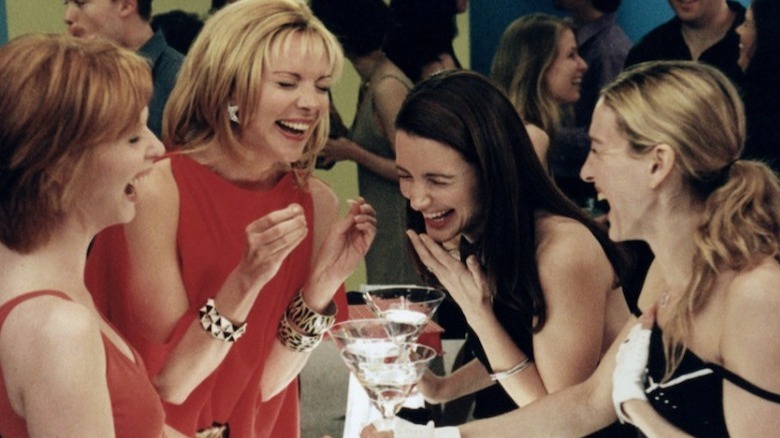 Sarah Jessica Parker, Cynthia Nixon, Kim Catrall, and Kristin Davis in Sex and the City