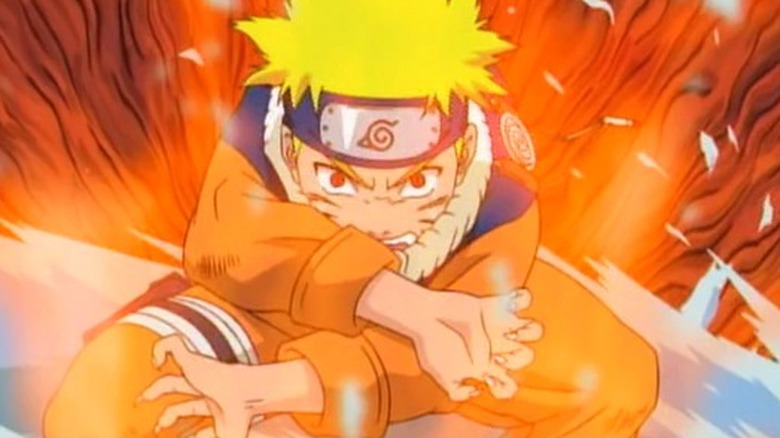 Naruto with Nine-Tails chakra