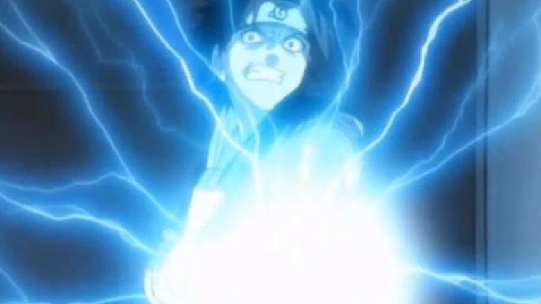 Sasuke with Chidori