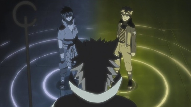 Naruto and Sasuke meet Hagoromo
