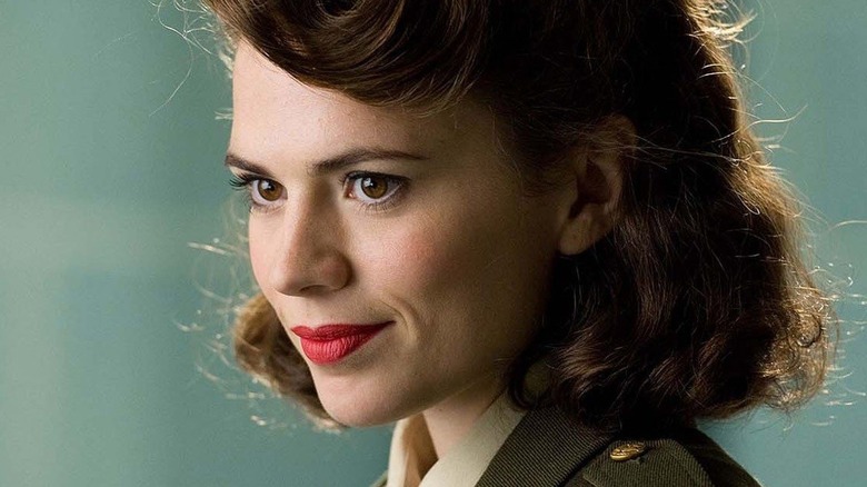 Peggy smiling in army uniform 