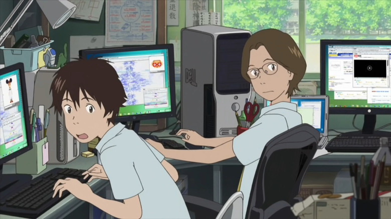 Kenji and Takashi on computers