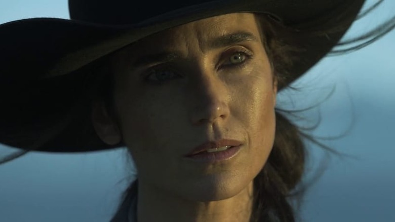 Jennifer Connelly in a cowboy hat