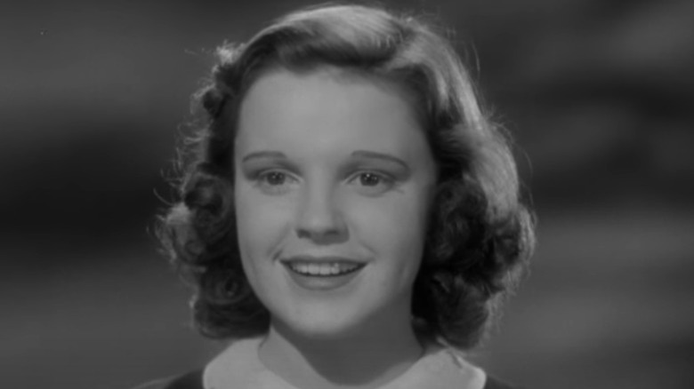 Judy Garland smiling