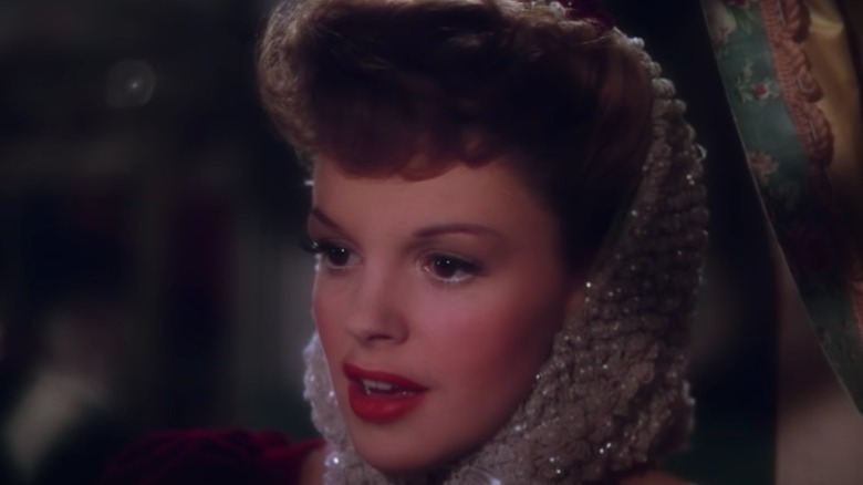 Judy Garland in sparkling scarf