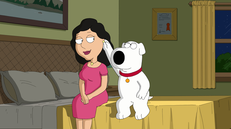 Bonnie with Brian Family Guy