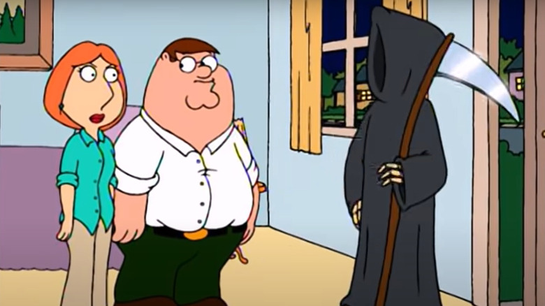 Death introduces himself Family Guy