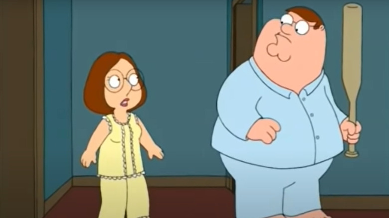 Meg asks Peter a question Family Guy