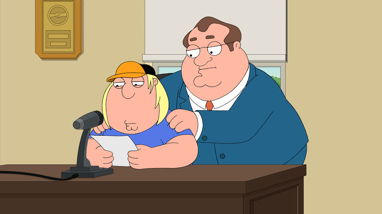 Principal Shepard encourages Chris Family Guy