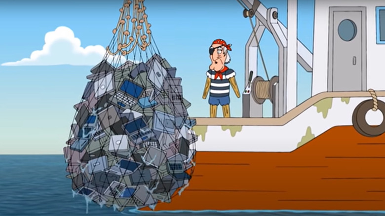 Seamus on a ship Family Guy