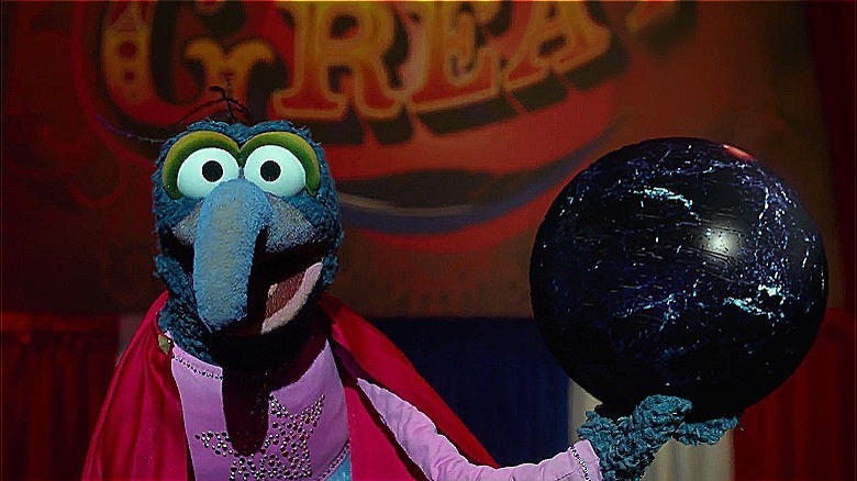 gonzo with bowling ball the muppets 2011