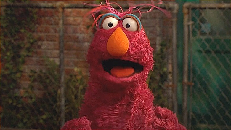 telly monster open mouth sesame street