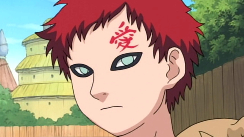 Gaara frowning