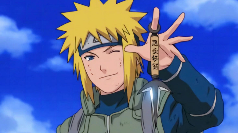 Minato winking