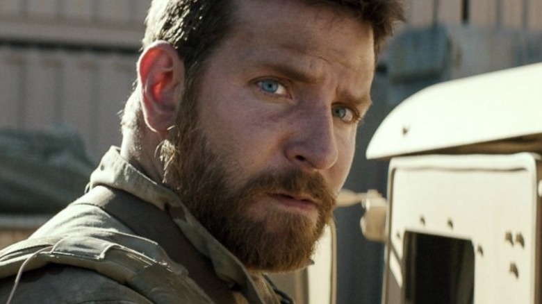 Chris Kyle looks worried