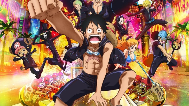 One Piece cast posing