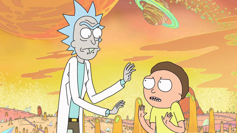 Rick and Morty cause trouble