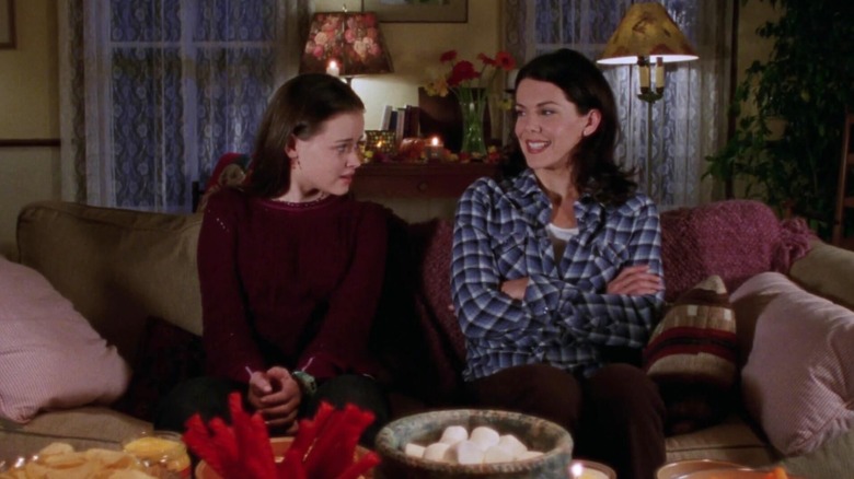 Lorelai and Rory talking