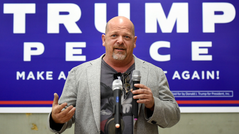 Rick Harrison endorsing Donald Trump